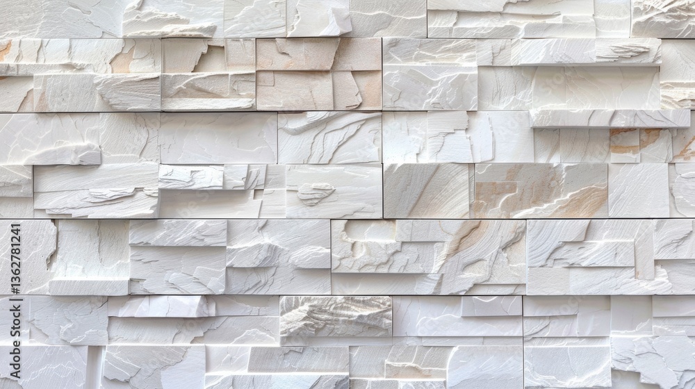 Poster textured stone wall design with subtle patterns and light colors