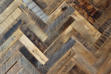 Stylish herringbone wood pattern background