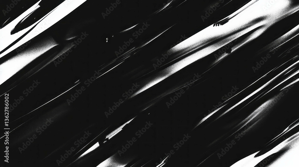 Poster Bold abstract grunge texture design with high contrast in chaotic style