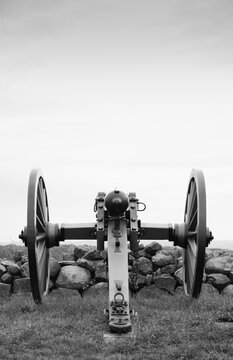 Battlefield cannon at Gettysburg National Military Park