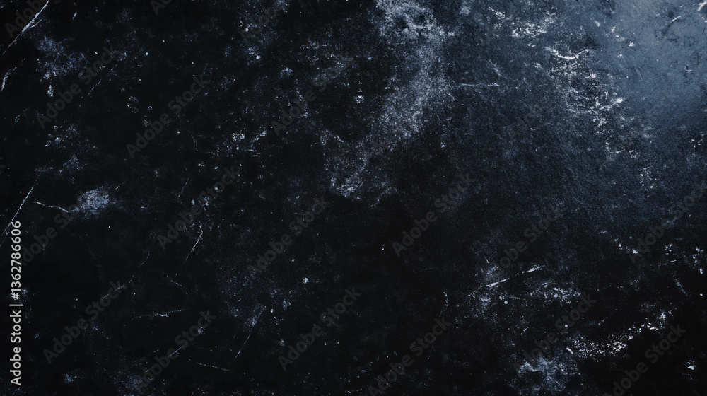 Poster dark lunar texture with chaotic patterns for art design