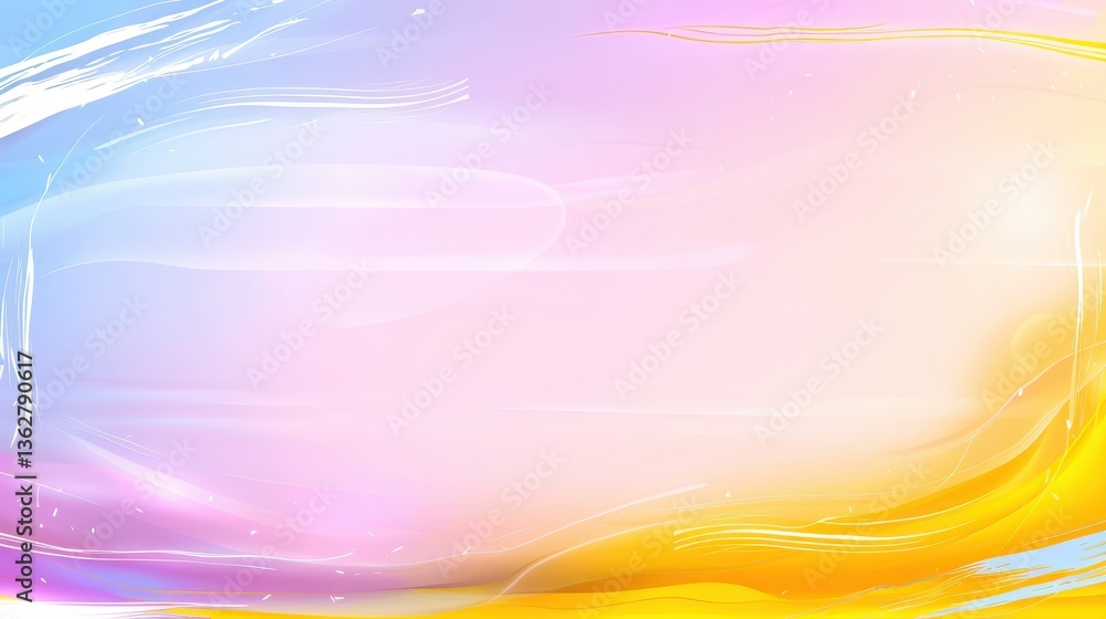 Poster abstract art background with colorful paint strokes, a stunning display of creative expression
