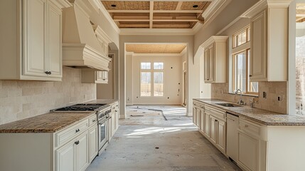 Luxury New Home Kitchen Under Construction