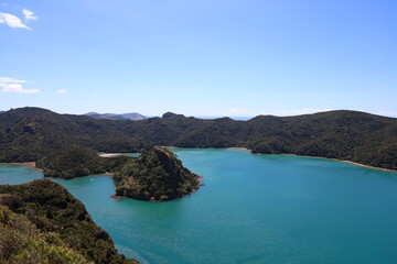 Fototapeta premium Duke's nose is a hiking trail located in Totara North in the Northland of New Zealand