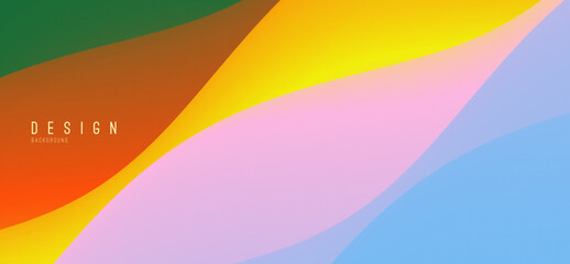 Abstract background with dynamic effect. Creative design poster with vibrant gradients. Vector illustration for advertising, marketing, presentation. Mobile screen.