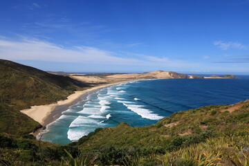 Cape Reinga is the northwestern most tip of the Aupōuri Peninsula, at the northern end of the North Island of New Zealand