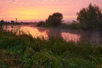 Obraz premium Beautiful river Desna in Ukraine