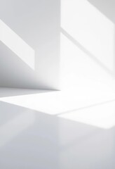 Obraz premium Soft, diffused sunlight illuminating a pristine white surface, luminosity, clean, delicate