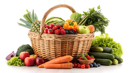 vegetables in a basket