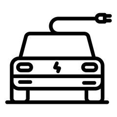 Electric Car Icon