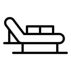Beach Chair Icon