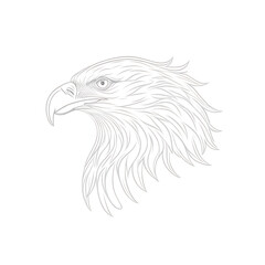 Minimalist Eagle Logo – Clean and Elegant Wild Bird Symbol