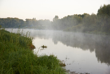 Beautiful river Desna in Ukraine