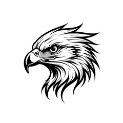 Minimalist Eagle Logo – Clean and Elegant Wild Bird Symbol