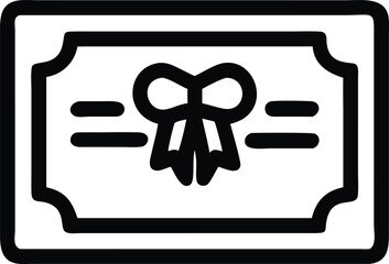 A classic certificate frame with a black ribbon and seal icon