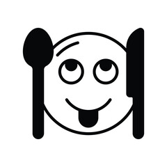 hungry Vector icon