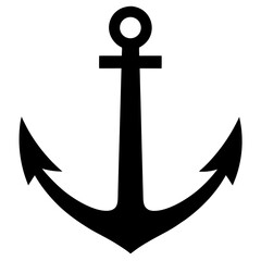 anchor on white background