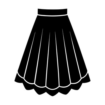 skart  silhouette icon vector art illustration 