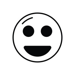Smiling Vector icon
