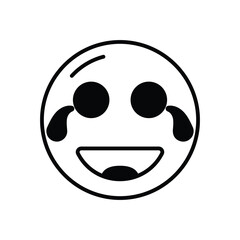 Laughing Vector icon