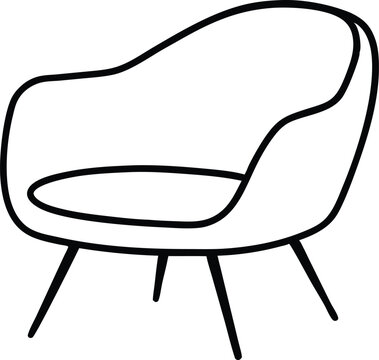 recommend clip art: chair icon outline,chair line art vector