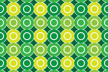 Green circle pattern background
