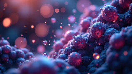 Fototapeta premium Magnesium glycinate supplement with a futuristic digital design element, surrounded by vibrant colors.