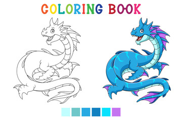 Leviathan cartoon mascot character design