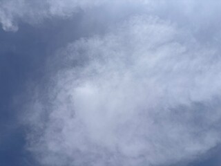 beautiful morning blue sky gradation sunrise sky background, beautiful cloudy sky sunlight from the side, dramatic feel, it's going to rain