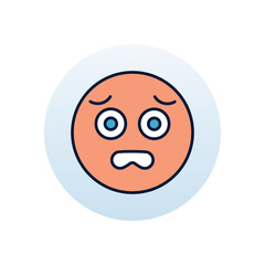 scared Vector icon