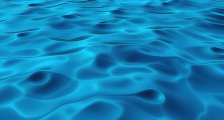 Obraz premium Blue Water Waves Texture Abstract Ocean Background Liquid Surface Pattern Modern Design Element Natural Sea Backdrop