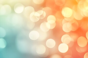 Beautiful Bokeh Effect with Soft Lights