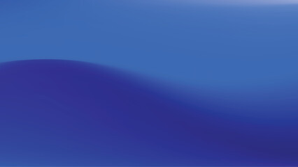 Dark Blue Mesh Gradient Wavy Line Abstract Background in Vector Art