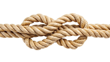 Fototapeta premium rope on a white background