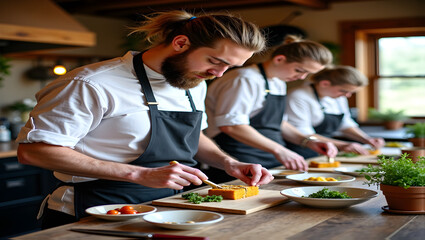 Rustic culinary school offering workshops