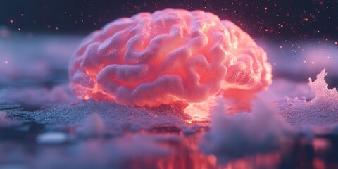 Obraz premium Neuromorphic AI Visualization Radiant Cognitive Computing Breakthrough in Digital Neuroscience - Transformative Machine Learning and Quantum Intelligence Frontier