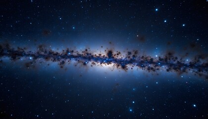 A breathtaking image capturing the vast and spiraling arms of the Milky Way galaxy stretching across the night sky, encompassing over 50,000 light years of cosmic beauty.