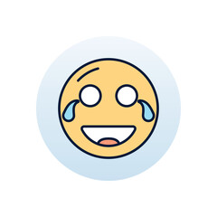 Laughing Vector icon