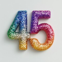 45th Birthday Decoration Kit