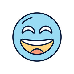 Grinning Vector icon
