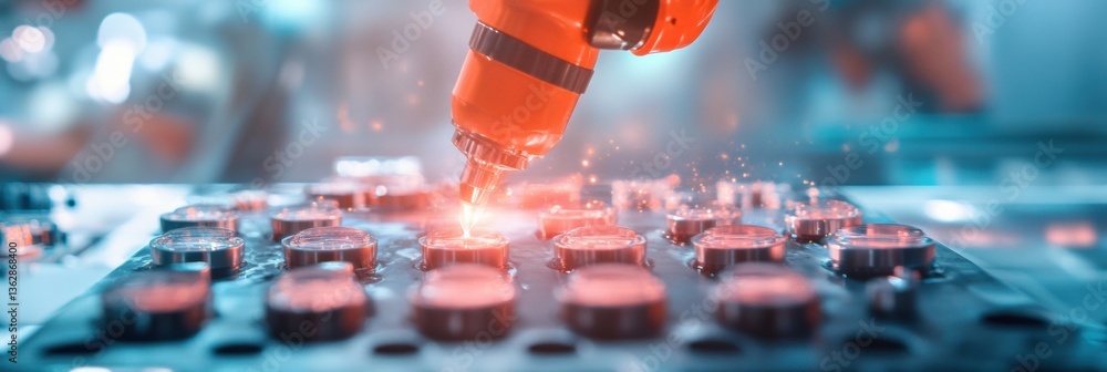 Aufkleber next-gen pharma precision ai-driven robotic micromanufacturing in cutting-edge healthcare technology