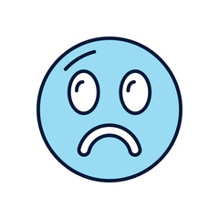 Upset Vector icon