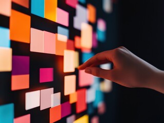 Tactile Digital Innovation Interactive Mosaic Interface Exploring Immersive User Experience Design for Next-Generation Creative Technology Engagement