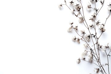 Elegant Cotton Branches: A Simple Touch of Natural Beauty