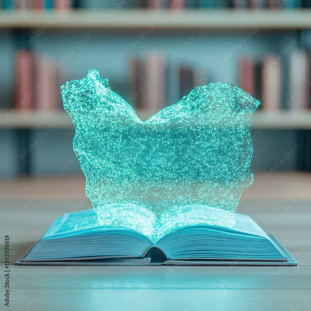 Aufkleber immersive digital learning revolution holographic book experience transforming educational technolog