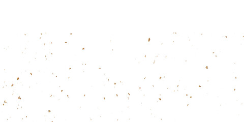 Abstract gold Foil splatter glitter Golden stroke on transparent background. zigzag ,ribbon,