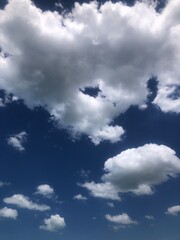 blue sky with clouds