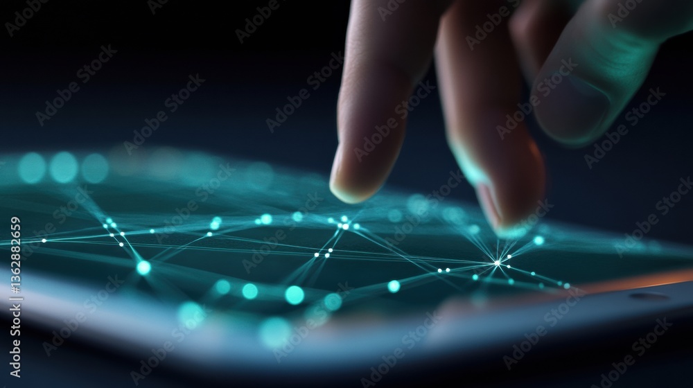 Poster Immersive Digital Strategy AI-Enhanced Interactive Touchscreen Visualization for Predictive Analytics and Real-Time Strategic Decision Support in Next-Gen Business Intelligence