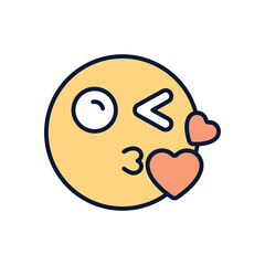 kiss Vector icon
