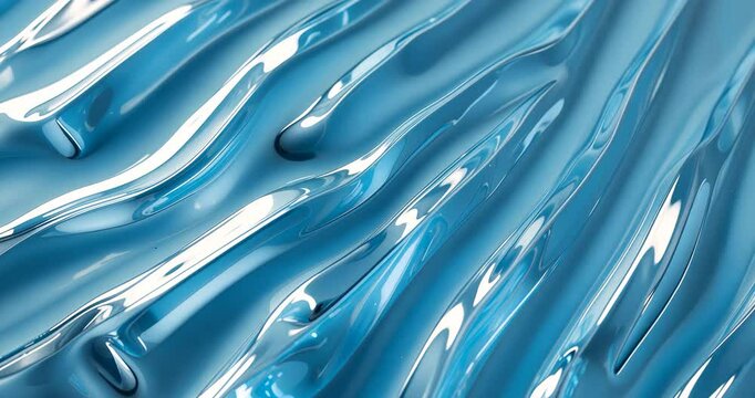 High-resolution texture of blue beveled etched glass.